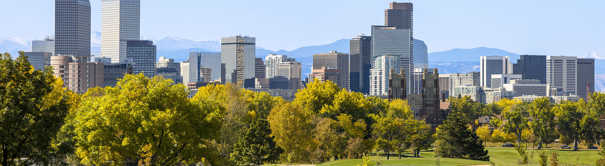 Denver Colorado. Mile High City, Rocky Mountains.